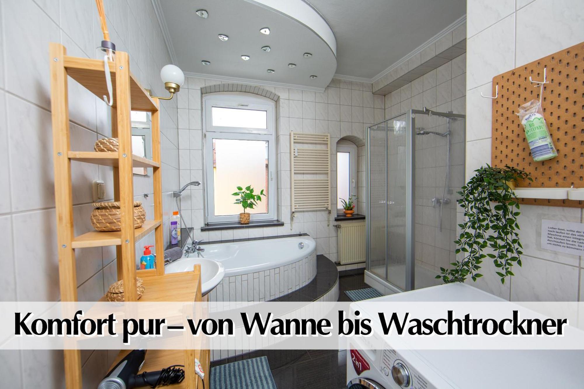 80M2 3R Wohnung Mit Privatem Parkplatz, Kingsize Betten, Smart-Tv, Etc Ерфурт Екстер'єр фото
