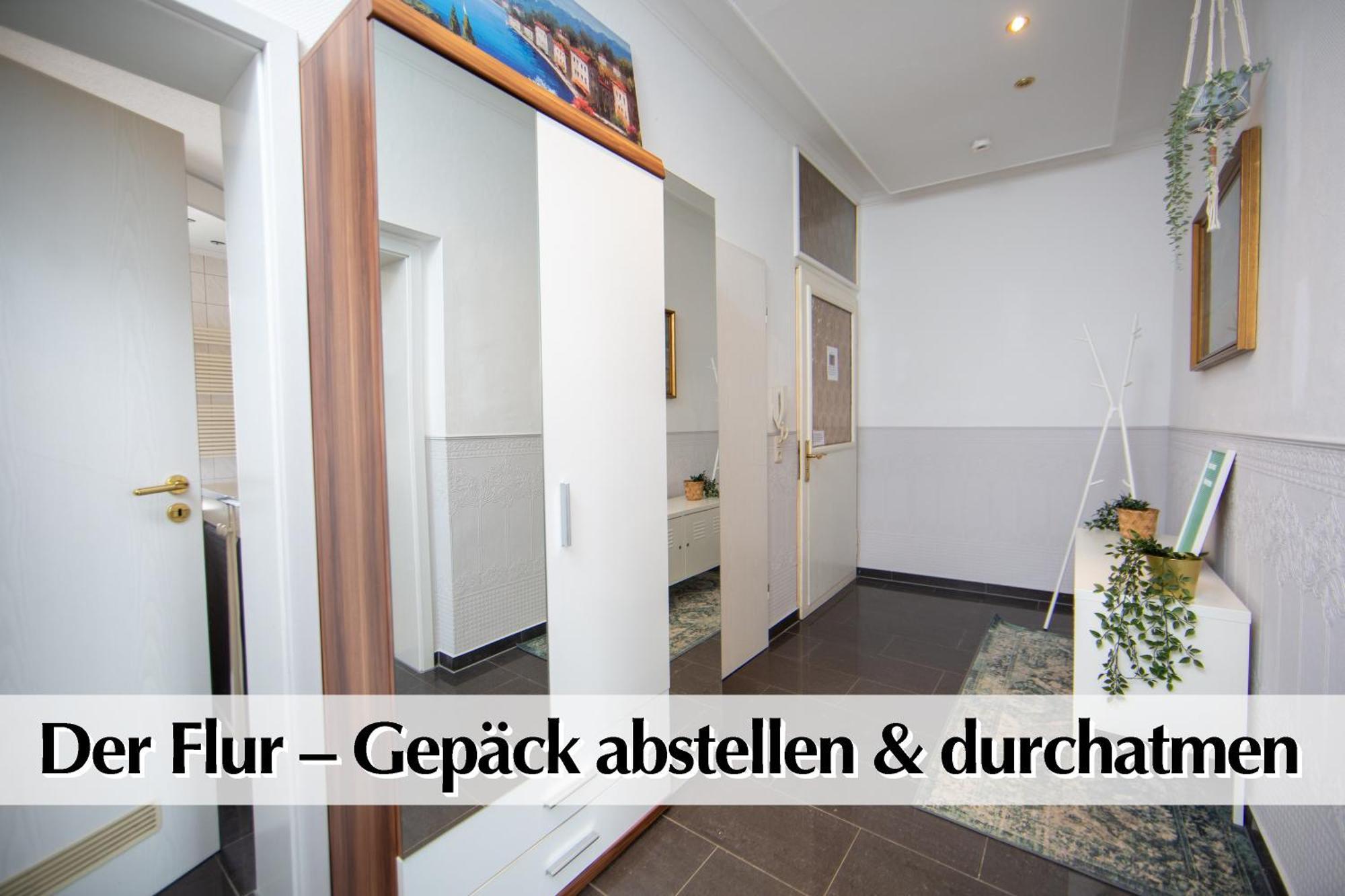 80M2 3R Wohnung Mit Privatem Parkplatz, Kingsize Betten, Smart-Tv, Etc Ерфурт Екстер'єр фото