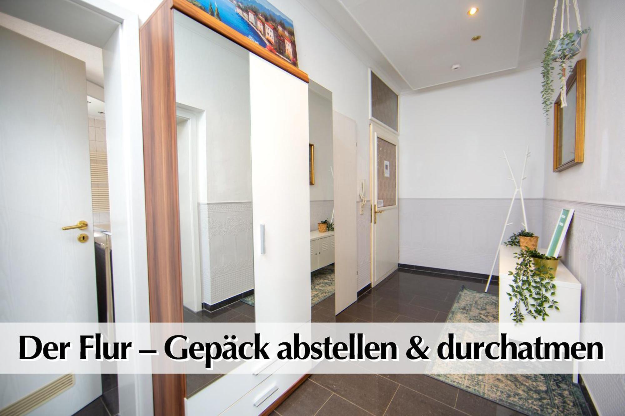 80M2 3R Wohnung Mit Privatem Parkplatz, Kingsize Betten, Smart-Tv, Etc Ерфурт Екстер'єр фото