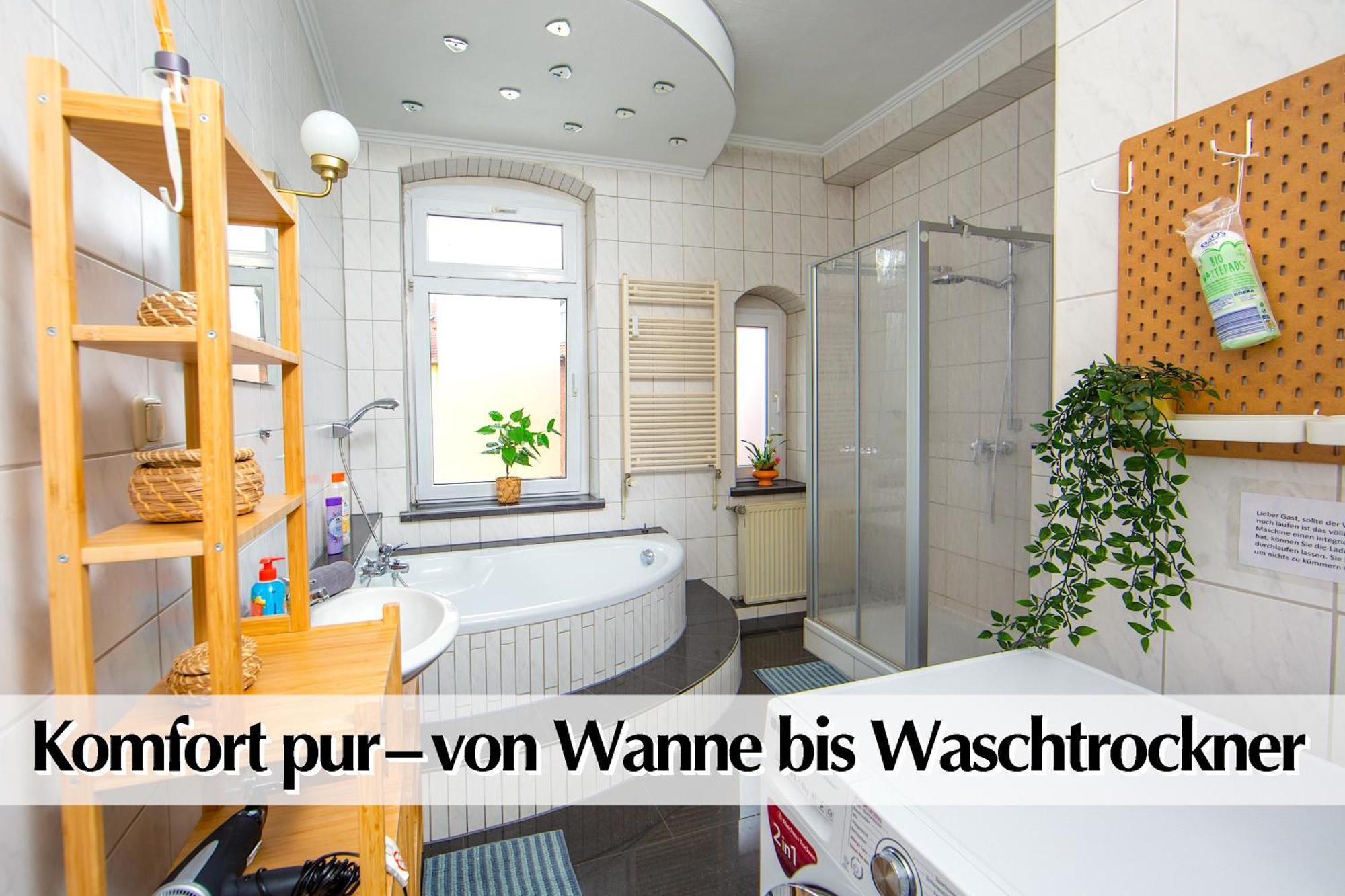 80M2 3R Wohnung Mit Privatem Parkplatz, Kingsize Betten, Smart-Tv, Etc Ерфурт Екстер'єр фото